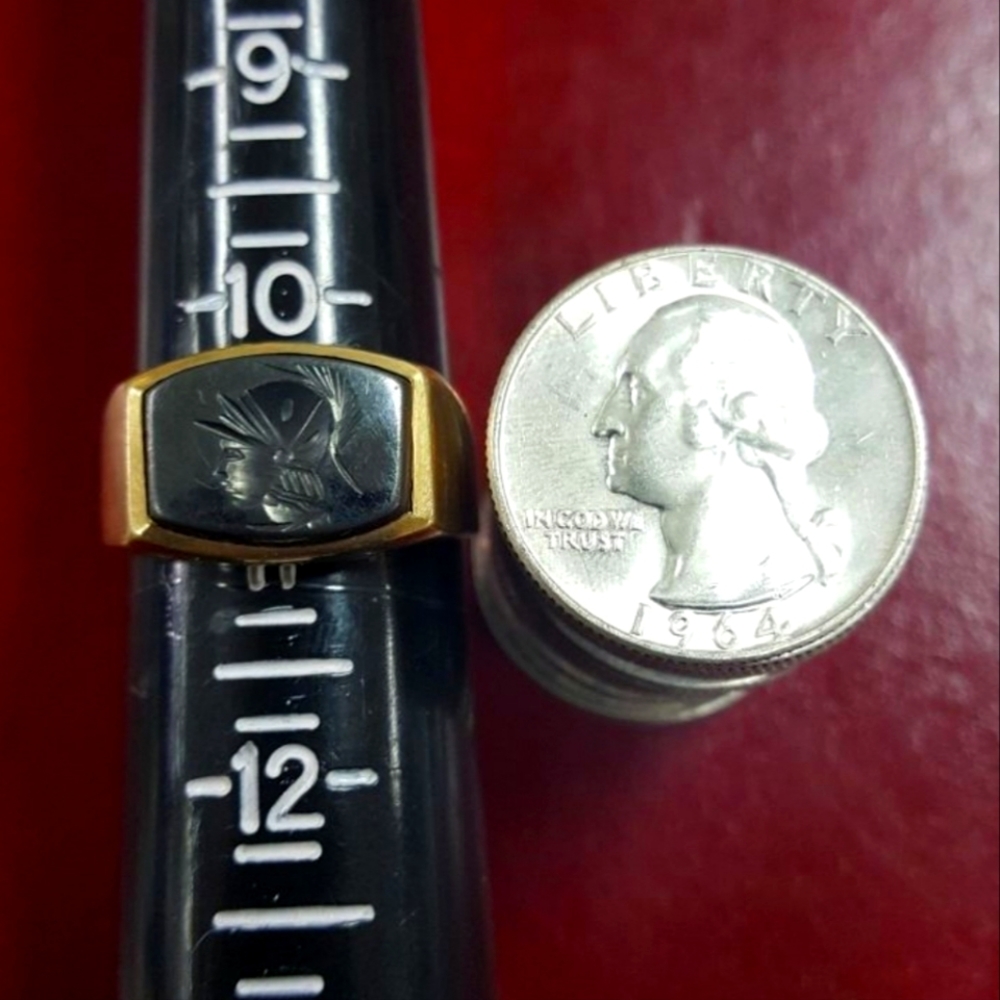 10k gold Trojan ring